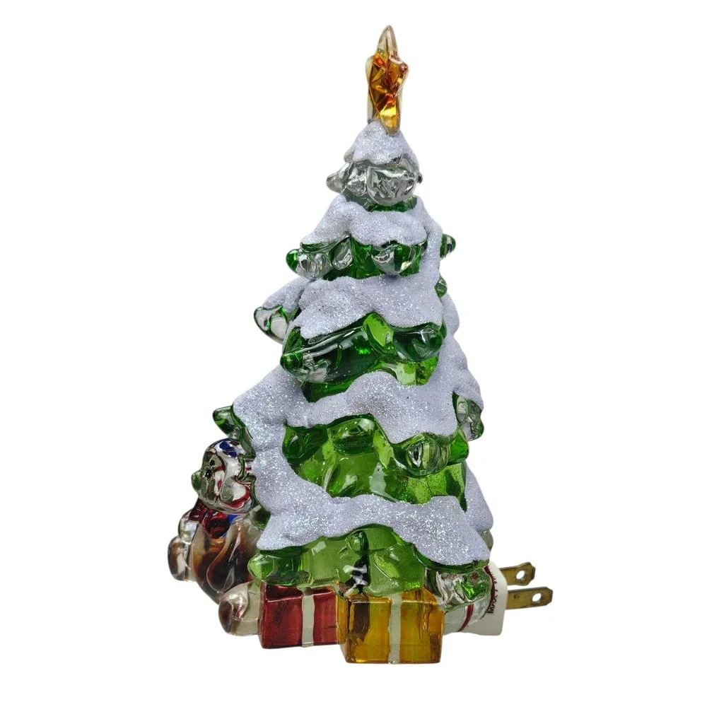 Christmas Tree Night Light‎ Teddy Bear Gifts Plug In Holiday Decor